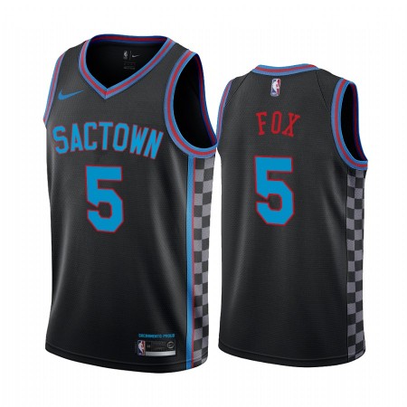 Maillot Basket Sacramento Kings De Aaron Fox 5 2020-21 City Edition Swingman - Homme